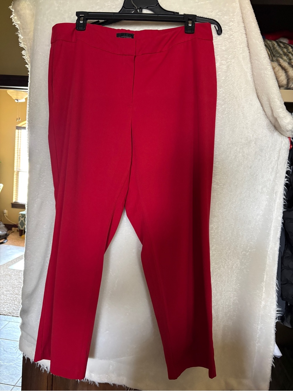Investments II Red Dress Pants Size 20W Short